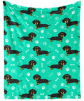 Hella Comfy Dachshund Throw Blanket For Kids Boys And Girls Ultra Soft Fuzzy Weenie Dog Breathable Couch Wrap 40 By 50 Inches