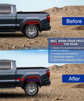 Comparison of 3-Inch Rear Levelling Kit And Heavy Dity Lift Spacers For Dodge Ram 1500 2009 To 2025 showing before and after installation.