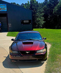 Front view of a car featuring Dead Straight Automotive Colorshift Basecoat Midcoat One Gallon Ready To Roll With Slow Reducer Mix.