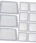 Self Adhesive Window Screen Repair Patches Kit For Holes In Windows And Doors Easy Quick Fix Durable White Patch Repair Kit