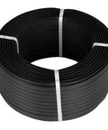 Heavy Duty Pp Manual Packing Belt Roll Killer Tensile Strength Strapping Tape For Hand Baler Tools 12.5mm Width 300m Length, black polypropylene roll.