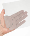 5 Pack Stainless Steel Welding Mesh For Thermoplastic Repairs, reinforcing wire screen held in hand, 5.9 x 7.9 inches