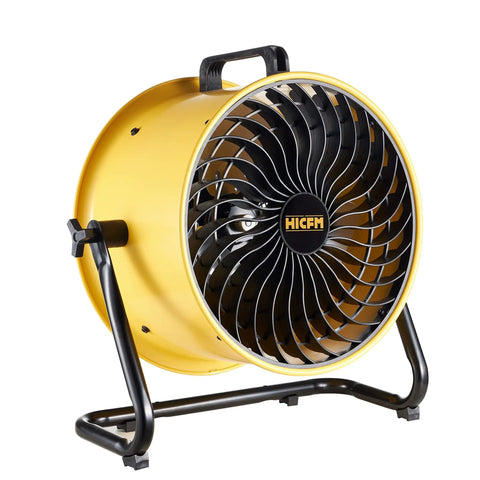 High Velocity Drum Air Circulator Fan With 2800 CFM Turbo Power, 360 Degree Pivoting Head for Large Spaces, Warehouse Use