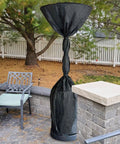 Heavy Duty Waterproof Patio Heater Cover For Standing Propane Heaters With Windproof Shield And Shrinkage Structure