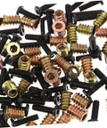 Wood Threaded Insert Kit For Furniture Repair 50 Pcs with metal nuts and bolts