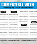 Upgraded 6.5mm Thick Washer Suspension Rods for Samsung 27.6 Inch Front Load Washers Replacement DC97-16350V Fits DC97-16350Y DC97-18610C Built Tough Wear Resistant Corrosion Proof for a Smooth Spin, compatible with Samsung top load washing machine models