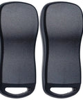 Keyless Entry Remote Key Fob Replacement Plug And Play Fits Nissan Xterra Frontier Armada Titan Quest Murano Pathfinder Versa Sentra Infiniti FX35 FX45 QX4 Pre Installed Battery and Electronics black fobs front view