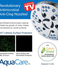 3 In 1 High Pressure Shower System With Rainfall And Handheld Heads, 48 Modes Of Water Flow, Anti Clog Nozzles detail