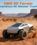Cyber RC Toy Car For Kids One Eighteenth Scale Monster Truck With Two Point Four GHz Remote, All Terrain Off Road Vehicle