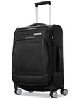 Samsonite UpLIFT black softside carry-on luggage with four spinner wheels and telescoping handle