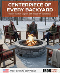 Smokeless Fire Pit Ring 36 Inch Outer Diameter With 30 Inch Inner Insert Liner Heavy Duty Steel Outdoor Fire Pit Ring
