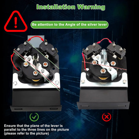 Installation guide for Certified Solid Replacement Golf Cart Forward Reverse Switch Assembly For Ezgo Txt Electric Vans 1994 Up.