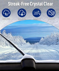 Rear Wiper Arm Blade Set For Mercedes Benz GLE 2016 2017 2018 2019 Replacement Wiper Kit in winter conditions on back window