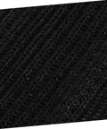 Close-up of tough black knit material of Tough As Nails Protective Arm Sleeves With Serious Cut Resistance.