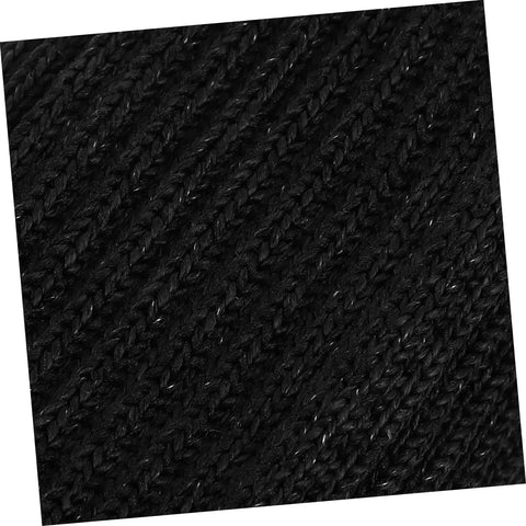 Close-up of tough black knit material of Tough As Nails Protective Arm Sleeves With Serious Cut Resistance.