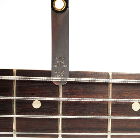 Relief Gauge Tool For Guitars Precision Truss Rod Neck Measurement Kit In Stainless Steel Oil Free Laser Etched Inch And MM Sizes