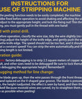 Instructions for use with Effortless Wire Stripping Tool for Scrap Copper Recycling Drill Powered Hand Crank Stripper.