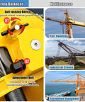 Heavy Duty Adjustable Tool Balancer And Retractor For Moving Tools And Fixtures Telescopic Spring Balancer with focus on adjustment bolt