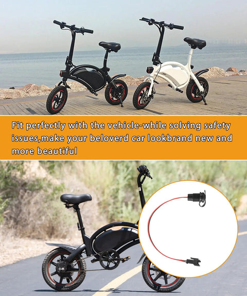 Replacement Electric Bike Charging Port 42V 5A Output for Multiple Model Ebikes Including Bolt Pro Ride On LX10 Axle 12 Inch Folding Ebike Bolt Up 14 Inch D1F D2F D3F V1 S2 Kugoo Kirin B1 Pro