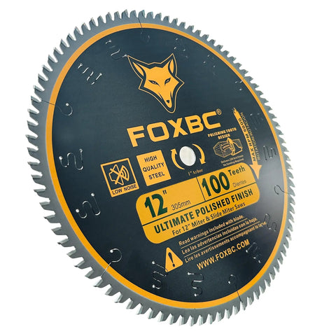 12 Inch 100 Teeth Miter Saw Blade For Wood With 1 Inch Arbor Delivers Pro Grade Ultra Smooth Polished Finish And Razor Sharp Cuts