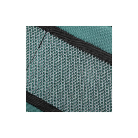 Close-up of 600D Oxford fabric and mesh pocket on Foldable Garden Kneeler With Tool Pouch And Multiple Pockets