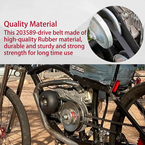 30 Series Go Kart Drive Belt Replaces 5959 and 203589 for Torque Converter Kits on bike engine setup