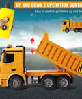 3 Wire Dump Trailer Remote Control Switch 12V DC For Single Acting Hydraulic Pump Power Unit With 15Ft Cable Dual Up Down Buttons