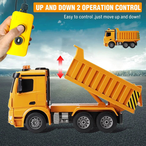 3 Wire Dump Trailer Remote Control Switch 12V DC For Single Acting Hydraulic Pump Power Unit With 15Ft Cable Dual Up Down Buttons