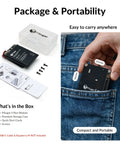 Heavy Duty 5000mAh Ups Battery For Raspberry Pi 4B And 3B Plus Keeps Your Rig Running Smooth With Solid 5V 3A Continuous Output Rechargeable Li Po Power Bank For Hackers And Project Builders in compact storage case.