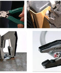 Beefed Up Heavy Duty Multi Function Gripping Pliers And Screw Extractors For Damaged Screws With Non Slip Jaws For Quick Removal Made In Japan PZ 59 Neji Saurus RX in use