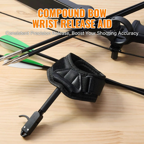Third Gen Compound Bow Release With 360 Degree Rotatable Wrist Ambidextrous Archery Release With Adjustable Thumb Trigger