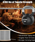Beefy Thickened 316 Stainless Steel Wire Rope 7x19 Aircraft Cable 500 Ft 4000 Lbs Breaking Strength for pulling lifting