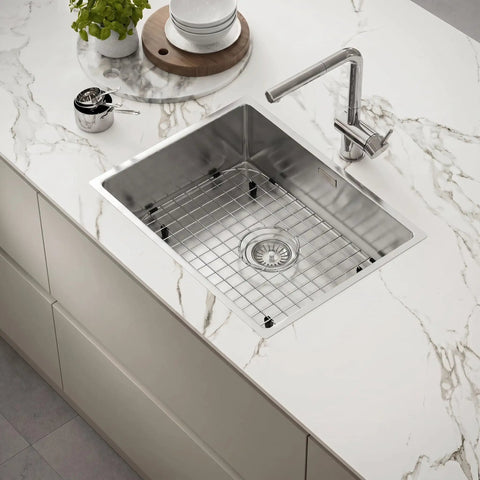 Stainless Steel Sink Grid And Bottom Grid Protector For Single Bowl Kitchens Pro Grade Protection Kee