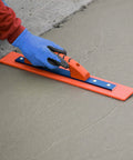 Orange Thunder Workhorse Hand Float With KO 20 Technology And ProForm Handle 16 Inch By 3 Inch Curved Surface for drywall and concrete.