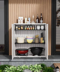 Heavy Duty Metal Shelf Set For 60 Gallon Outdoor Storage Cabinet, 33.3 Inch Wide By 9 Inch Deep By 0.6 Inch Thick, Black Two Shelves
