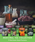 Herbal Tea Seed Pack For Planting With 9 Varieties Heirloom Non GMO Herbs For Teas And Remedies Grow Your Own Natural Remedies