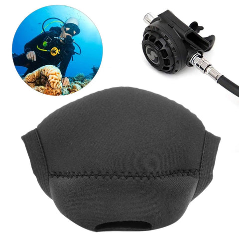 Soft Neoprene Diving Regulator Cover For Scuba Gear Lightweight Waterproof Protector with snug elastic strap
