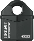 Granit 37/80 Beefy Heavy Duty Padlock With Hidden Closed Shackle 14mm Shackle 2 Keys For Storage Outdoor And Containers