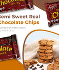 Vegan Semi Sweet Real Chocolate Chips For Baking Three 9 Oz Bags Gluten Free Dairy Free Kosher Parve Low Calorie Chips For Cookies And Desserts