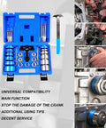 Crankshaft Seal Installer And Remover Kit 33 Pc Set With Seal Puller in case with hooks, sleeves for engine repair