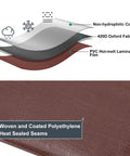 Layers of Beefy 8x10 Foot Heavy Duty Tarp With Grommets Waterproof 14 Mil Poly material and features