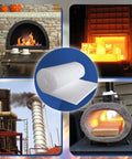 Heavy Duty Ceramic Fiber Blanket 2400F 1 Inch X 24 Inch X 48 Inch Tough As Nails High Temperature Insulation for Stove Furnace Boiler