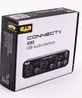 Box of 2 Channel USB Audio Interface for Home Studio With Dope Preamps and Dual XLR Combo Inputs 24 Bit 96 kHz Recording