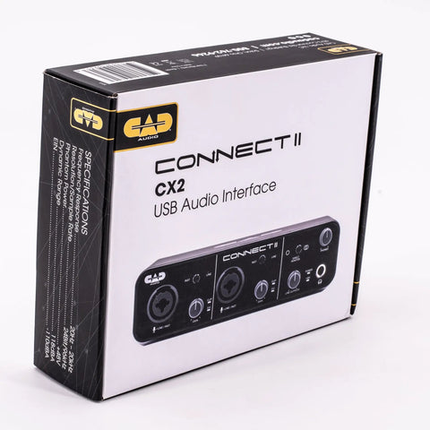 Box of 2 Channel USB Audio Interface for Home Studio With Dope Preamps and Dual XLR Combo Inputs 24 Bit 96 kHz Recording