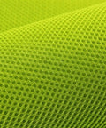 Close-up of green mesh fabric similar to Three Layer 3D Sandwich Mesh Fabric Elastic Mesh Cloth product focus for crafting and upholstery.