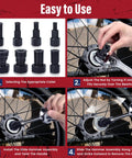 12pcs Blind Hole Collet Bearing Puller Set With Slide Hammer Built Tough Pro Grade Internal Bearing Extractor Kit use guide