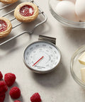 Dial Oven Thermometer With Rotating Clip And Stand For Precise 100F To 600F Temperature Readings In Your Oven on countertop