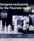 Fleurwee Plant Based Gel Nail Polish Kit Four Piece Set With 21 Pink Shades Hema Free Non Toxic shown with floral design box