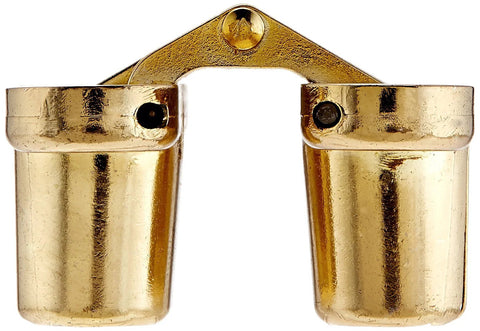 Hidden Zinc Invisible Hinge For Wood Or Metal Cabinets Mortise Mount Sleek Low Profile Bright Brass Exterior Finish