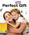 Balancing Bird And 4-In-1 Space Mobile STEM Kit For 3D Pens, mother hugging child, gift box and project models